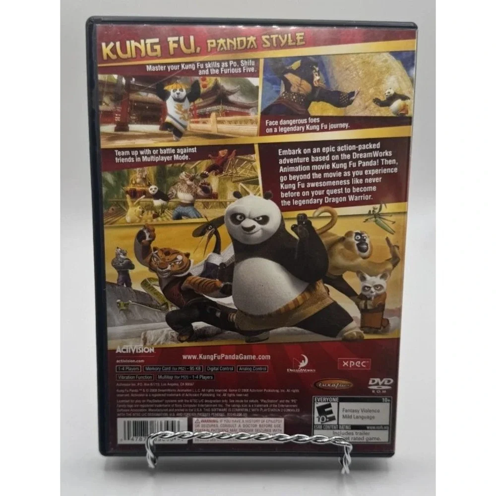Kung Fu Panda Sony PlayStation 2 PS2 Game Activision DreamWorks 2008 NTSC U/C